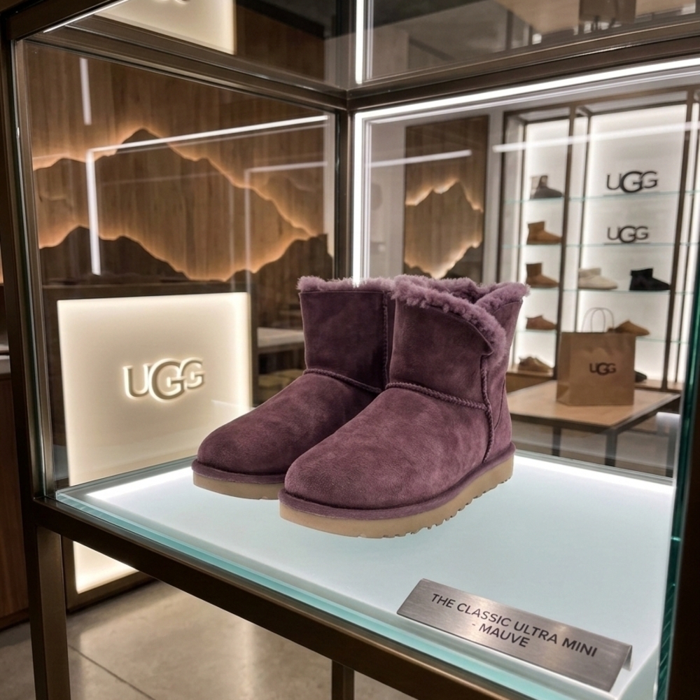 UGG Ultra Mini Boots in Mauve